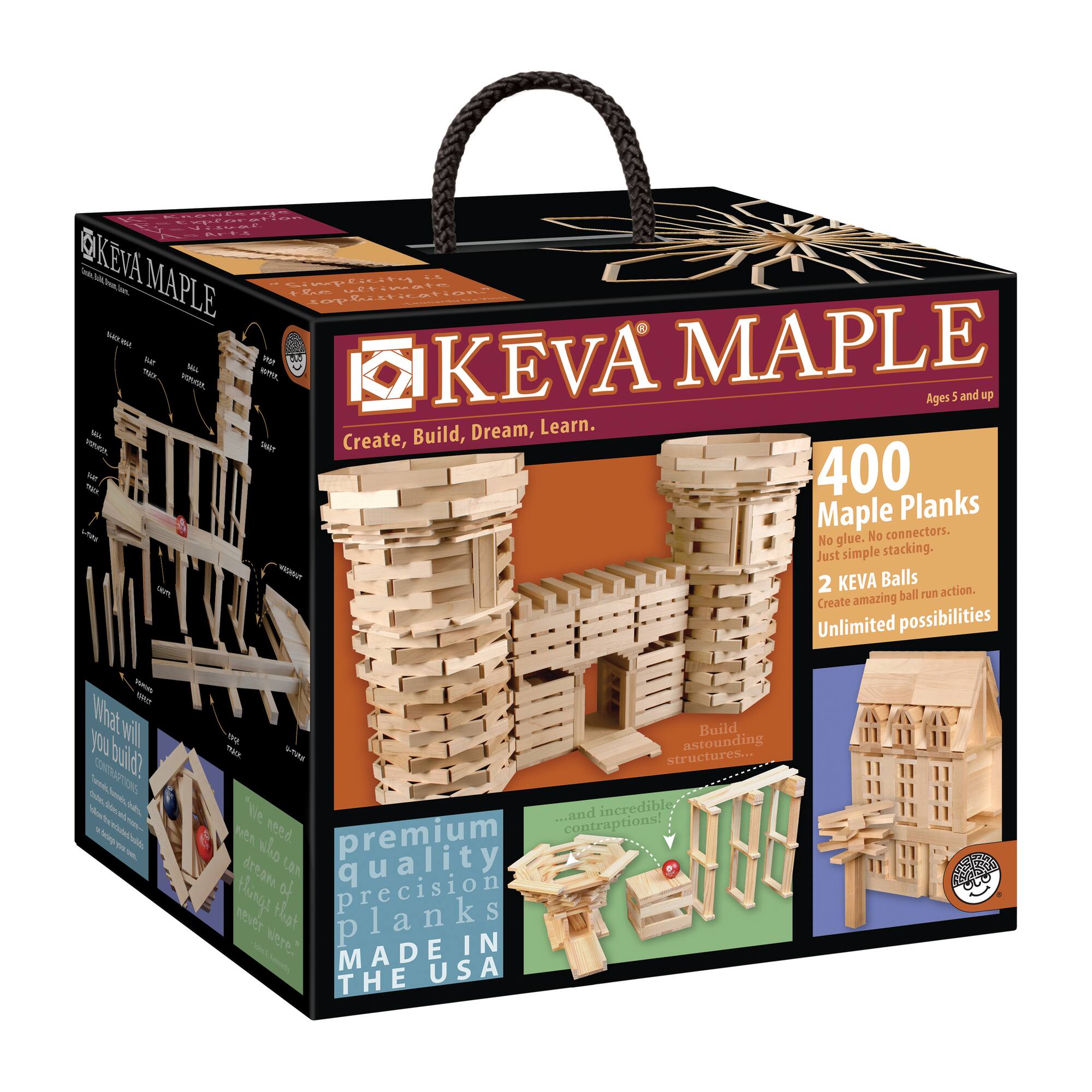 KEVA® Maple 400 Plank Set